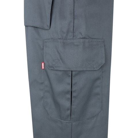 VL POSEIDON. Calças bicolor em sarja multibolsos (210g/m²), em algodão (20%) e poliéster (80%)