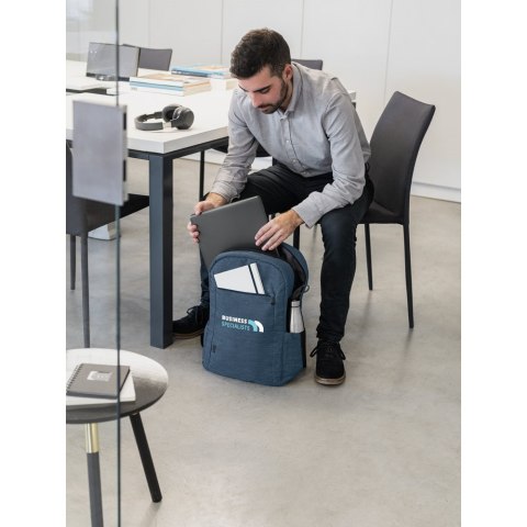 BUSINESS. Plecak na laptopa poliester z recyklingu o wysokiej gęstości 300D