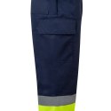 VL ARTEMIS. Dwukolorowe spodnie z diagonalu (190 g/m²), bawełny (20%) i poliestru (80%)