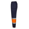 VL ARTEMIS. Dwukolorowe spodnie z diagonalu (190 g/m²), bawełny (20%) i poliestru (80%)