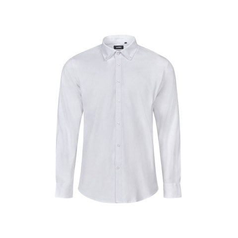 VL PRITHVI MAN. Męska koszula Oxford (180 g/m²) z bawełny (50%), poliestru (45%) i elastanu (5%)