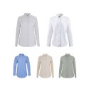 VL PRITHVI WOMEN. Koszula Oxford (180 g/m²) dla kobiet, wykonana z bawełny (50%), poliestru (45%) i elastanu (5%)