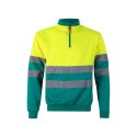 VL THOR. Dwukolorowa bluza (300 g/m²) z polaru poliestrowego (100%)