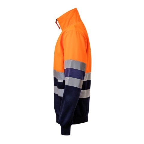 VL THOR. Dwukolorowa bluza (300 g/m²) z polaru poliestrowego (100%)