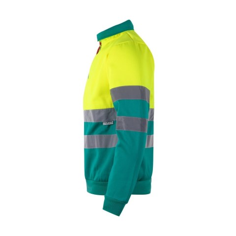 VL THOR LARGE. Dwukolorowa bluza (300 g/m²) z poliestrowego polaru (100%)