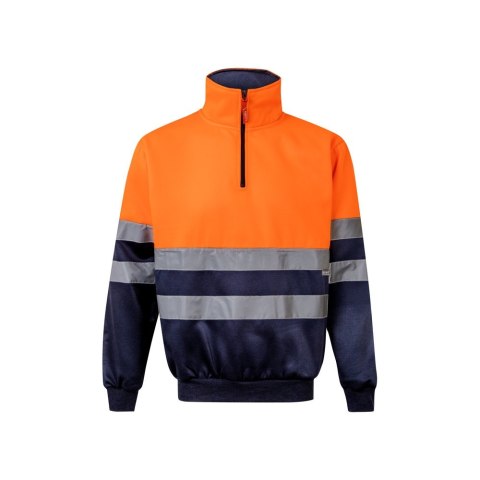 VL THOR LARGE. Dwukolorowa bluza (300 g/m²) z poliestrowego polaru (100%)