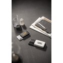 AMPERE 10. Magnetyczny power bank 10 000 mAh z superszybką ładowarką bezprzewodową 15 W wykonany w ABS pochodzącego z recyklingu