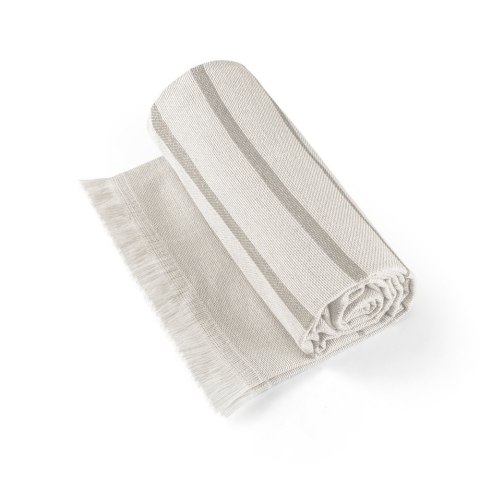CAPLAN. Wielofunkcyjny ręcznik (260 g/m²) wykonany z lekkiej i wytrzymałej bawełny (90%) oraz bawełny z recyklingu (10%)