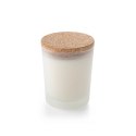 DUVAL. Świeca zapachowa w szklanym pojemniku z cork pokrywką 180 g