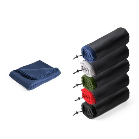 GALLIOT. Polarowy koc (180 g/m²) z poliestru pochodzącego (100% rPET)