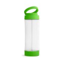QUINTANA. Szklana butelka sportowa z zakrętką PP 390 ml