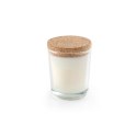ZEN 80. Aromatyczna świeca w szklanym kubku z korkową pokrywką 80 g