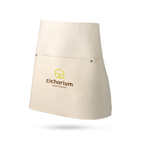 CHICORY. Uniwersalny fartuch z bawełnianego płótna (260 g/m²)