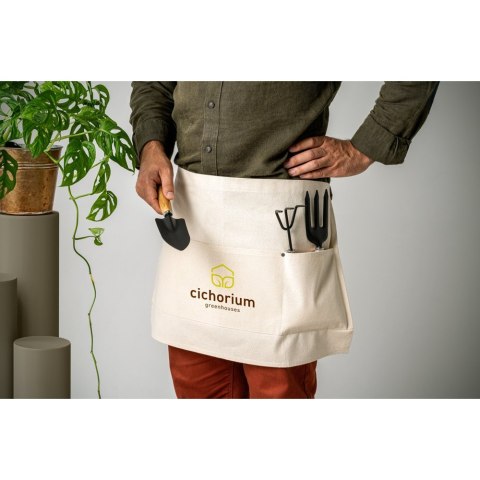 CHICORY. Uniwersalny fartuch z bawełnianego płótna (260 g/m²)