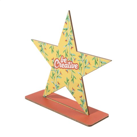Wlobor personalizowane drewniane trofeum, gwiazda