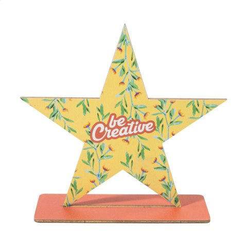 Wlobor personalizowane drewniane trofeum, gwiazda