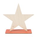 Wlobor personalizowane drewniane trofeum, gwiazda