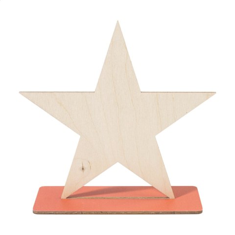 Wlobor personalizowane drewniane trofeum, gwiazda