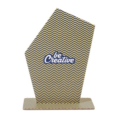 Wlobor personalizowane drewniane trofeum, kanciaste