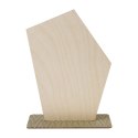 Wlobor personalizowane drewniane trofeum, kanciaste