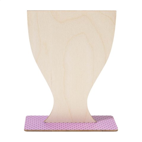 Wlobor personalizowane drewniane trofeum, puchar