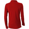 Damskie polo Calgary z długim rękawem 180 g/m² czerwony (38087253)