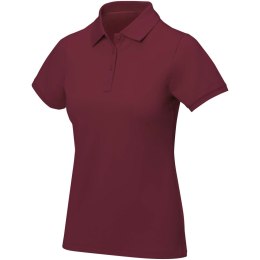 Damskie polo Calgary z krótkim rękawem 200 g/m² głęboki bordowy (38081224)