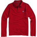 Męskie polo Calgary z długim rękawem 180 g/m² czerwony (38086250)