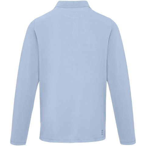 Męskie polo Calgary z długim rękawem 180 g/m² niebieski mgła (38086500)
