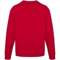 Jasper organiczna bluza unisex z recyklingu o gramaturze 280 g/m² z okrągłym dekoltem i certyfikatem OCS czerwony (39561216)