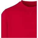 Jasper organiczna bluza unisex z recyklingu o gramaturze 280 g/m² z okrągłym dekoltem i certyfikatem OCS czerwony (3956121B)