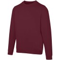 Jasper organiczna bluza unisex z recyklingu o gramaturze 280 g/m² z okrągłym dekoltem i certyfikatem OCS głęboki bordowy (395612