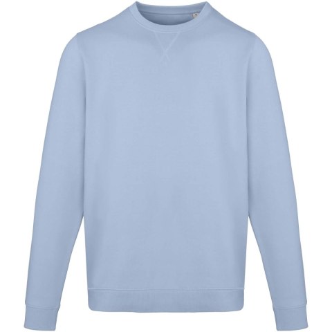 Jasper organiczna bluza unisex z recyklingu o gramaturze 280 g/m² z okrągłym dekoltem i certyfikatem OCS niebieski mgła (3956150