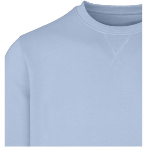 Jasper organiczna bluza unisex z recyklingu o gramaturze 280 g/m² z okrągłym dekoltem i certyfikatem OCS niebieski mgła (3956150