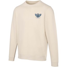 Jasper organiczna bluza unisex z recyklingu o gramaturze 280 g/m² z okrągłym dekoltem i certyfikatem OCS piaskowiec (39561061)