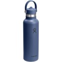 Butelka na wodę Hydro Flask Standard Mouth, pojemność 621 ml, izolowana, ze stali nierdzewnej środkowy niebieski (10099052)