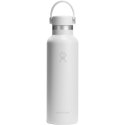 Hydro Flask Standard Mouth 621 ml - termoizolowana butelka na wodę ze stali nierdzewnej, z pokrywką ze słomką. biały (10098901)