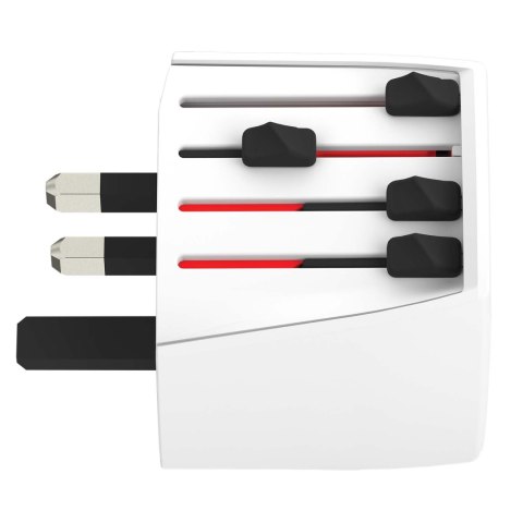 SKROSS® MUV Micro - kompaktowy uniwersalny adapter podróżny biały (12461601)