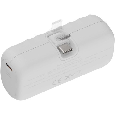 Xtorm Go2 powerbank o mocy 20 W i pojemności 5000 mAh z szybkim ładowaniem biały (12460101)