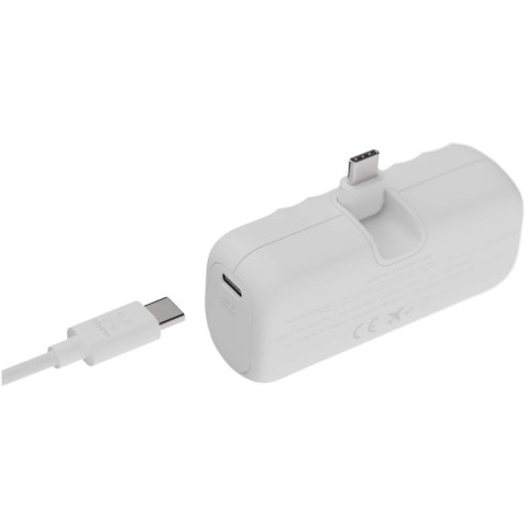 Xtorm Go2 powerbank o mocy 20 W i pojemności 5000 mAh z szybkim ładowaniem biały (12460101)