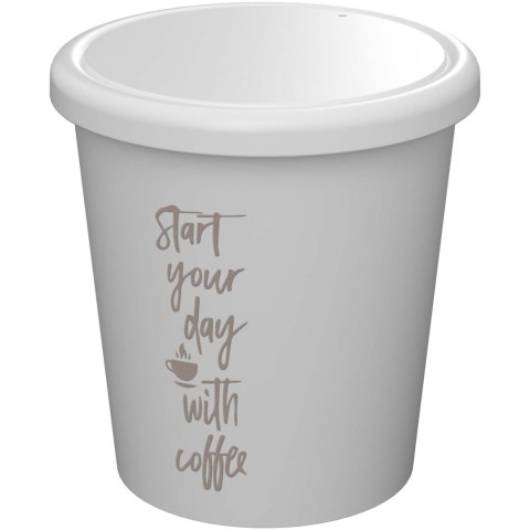 Americano® Piccolo kubek o pojemności 100 ml z pokrywką biały (22050101)
