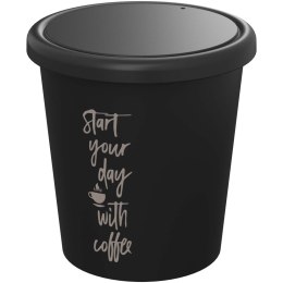 Americano® Piccolo kubek o pojemności 100 ml z pokrywką czarny (22050190)