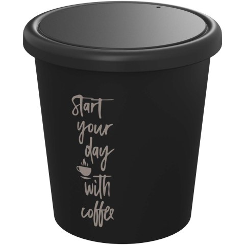 Americano® Piccolo kubek o pojemności 100 ml z pokrywką czarny (22050190)