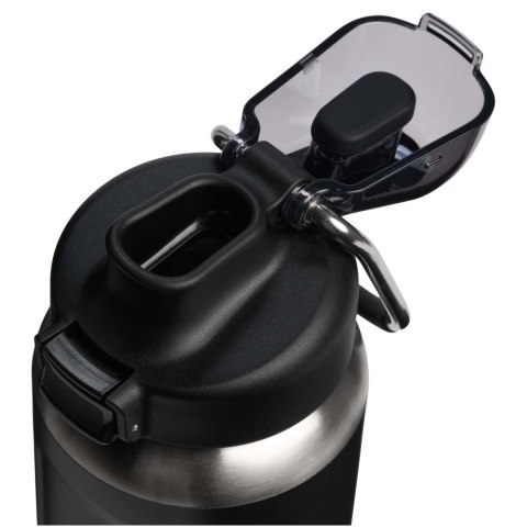 Termoizolowany bidon na wodę Stanley Classic Wellspring 710 ml wykonany z recyklingowanej stali nierdzewnej czarny