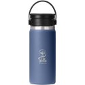 Kubek termiczny Hydro Flask Wide Mouth 473 ml ze stali nierdzewnej, z izolacją termiczną i pokrywką Flex Sip™ środkowy niebieski
