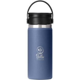 Kubek termiczny Hydro Flask Wide Mouth 473 ml ze stali nierdzewnej, z izolacją termiczną i pokrywką Flex Sip™ środkowy niebieski
