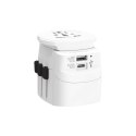 SKROSS® PRO Light USB AC30PD - uniwersalna przejściówka do urządzeń elektrycznych biały (12461501)
