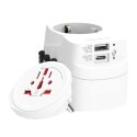 SKROSS® PRO Light USB AC30PD - uniwersalna przejściówka do urządzeń elektrycznych biały (12461501)