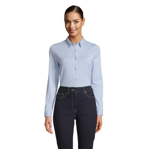BALTHAZAR WOMEN SHIRT soft blue XXL (N03199-EU-XXL)