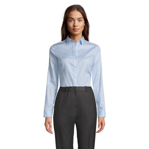 BLAISE WOMEN SHIRT soft blue M (N03183-EU-M)